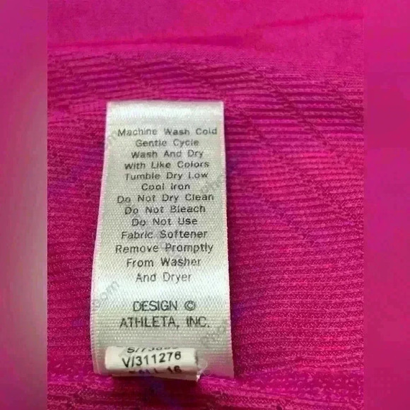 ATHLETA BRIGHT PINK RACERBACK TANK TOP SIZE XS - Picture 4 of 5
